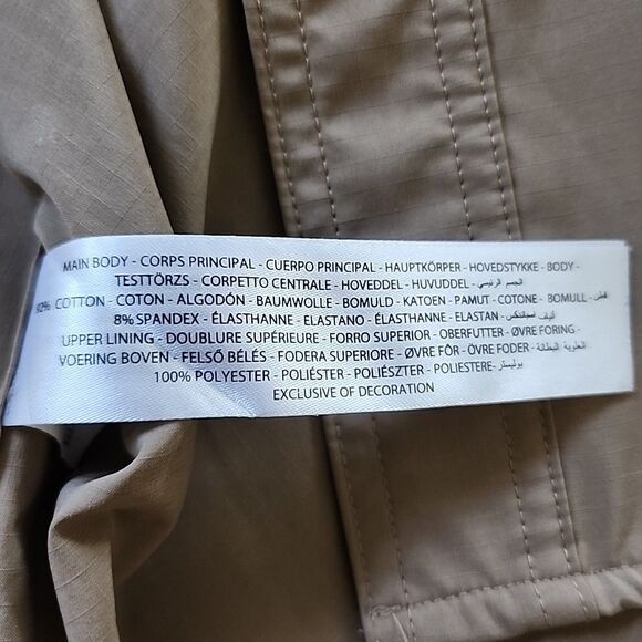 Ariat Rebar Shirt Mens XXL 2XLT Tan Vented Venttek Button Down Short Sleeve - Picture 9 of 9